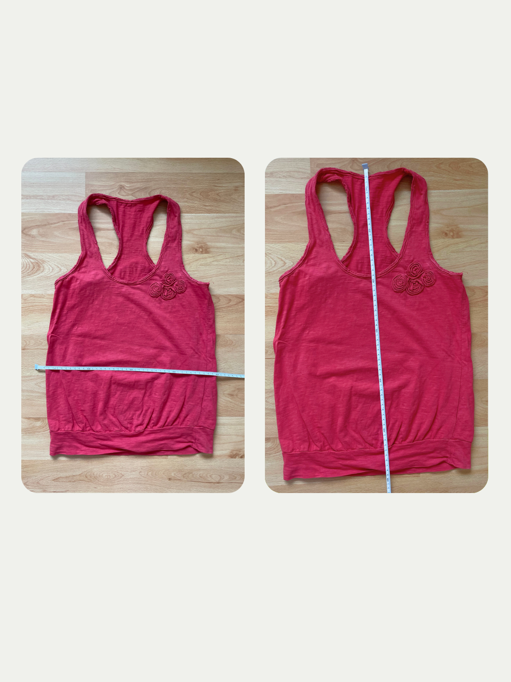 Pink Racer Back Tank Top
