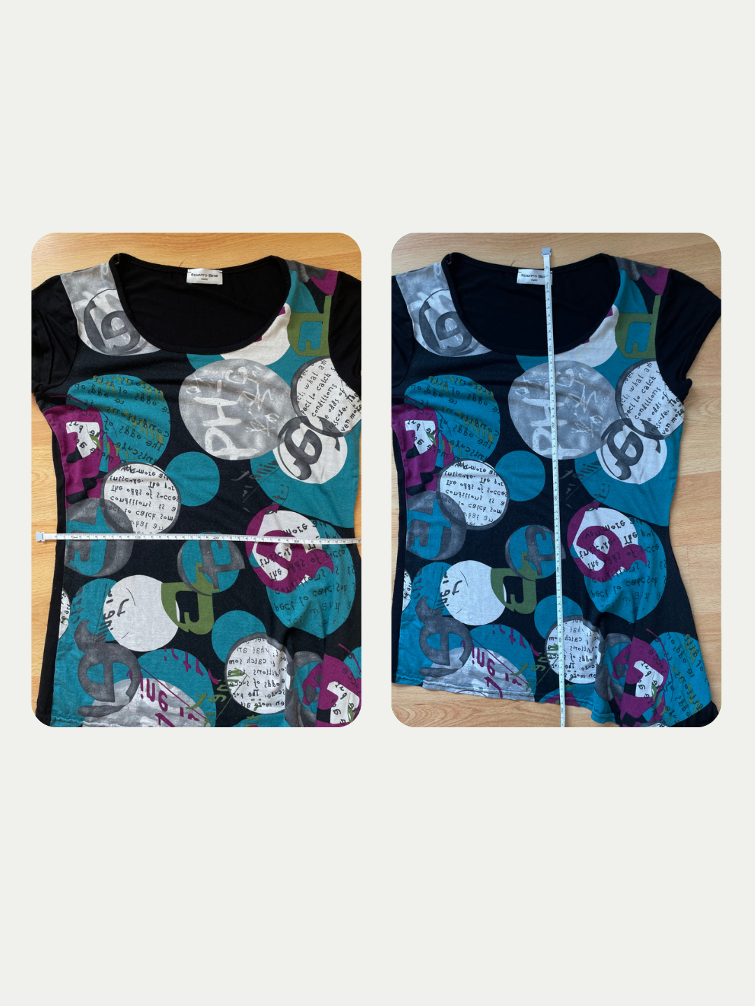 Renatto Bene Patterned T Shirt
