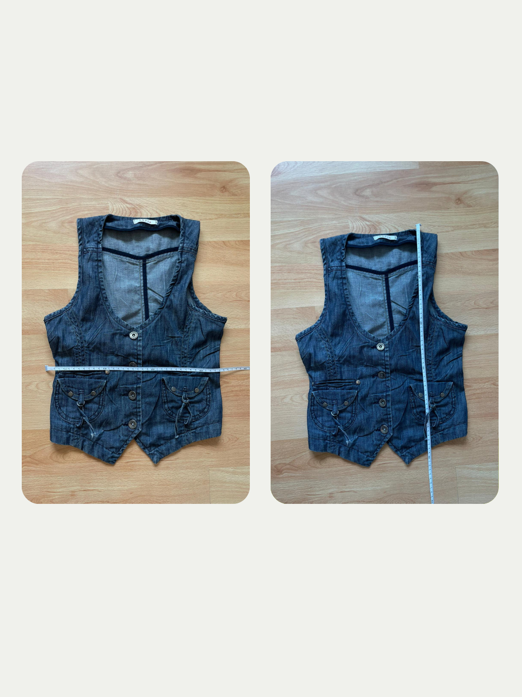 Sepia Denim Vest