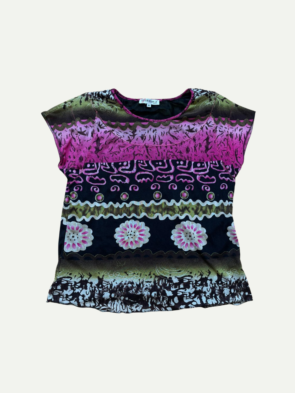 Maksim.Z Paris Patterned T Shirt