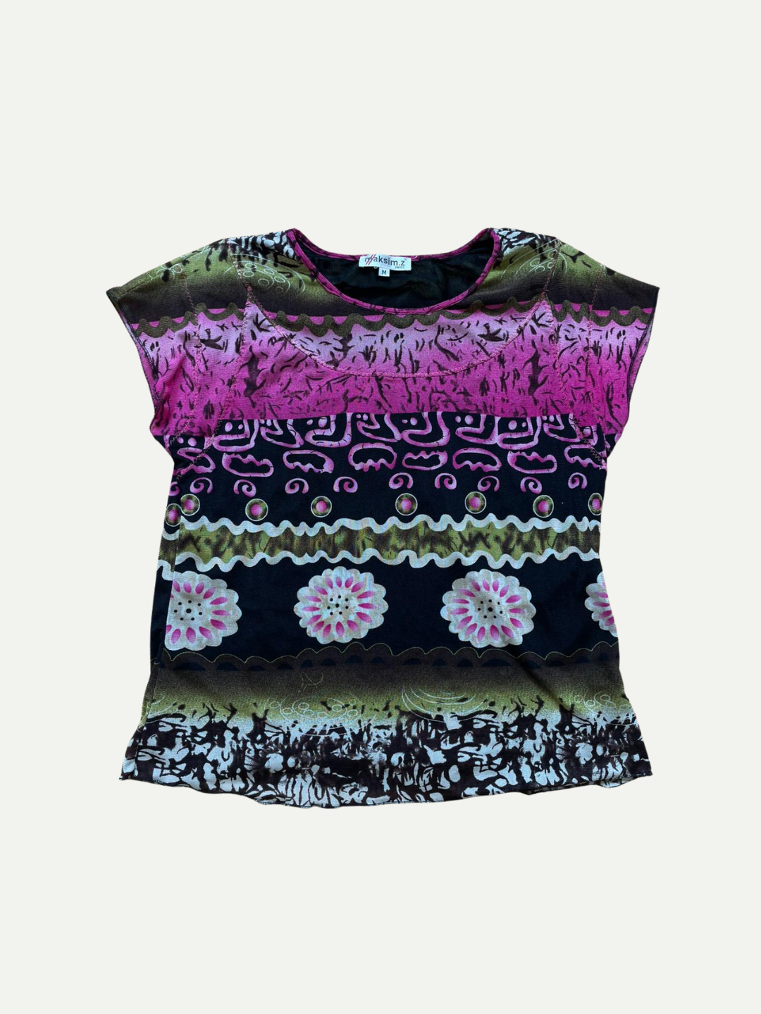 Maksim.Z Paris Patterned T Shirt