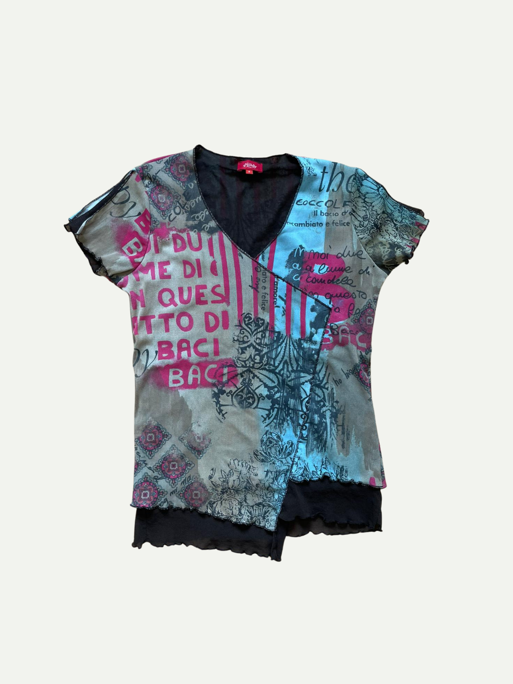 Nina Kalio Patterned T Shirt