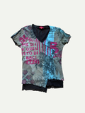 Nina Kalio Patterned T Shirt