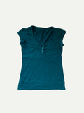 Green Henley T Shirt