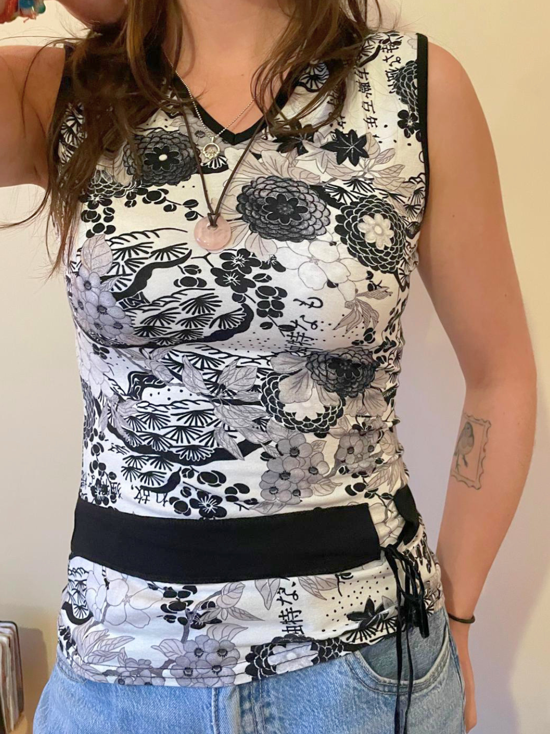 Cache Cache Floral Tank Top