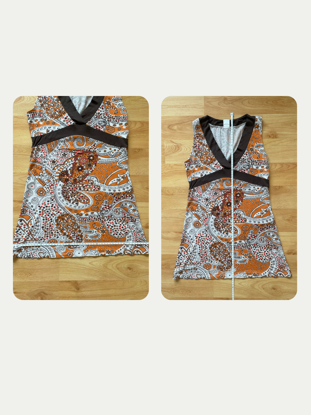 Camaieu Patterned Tank Top