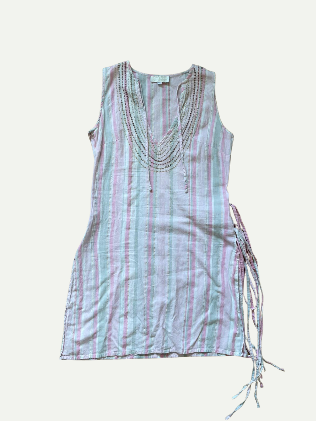 Zeste De Mode Striped Dress