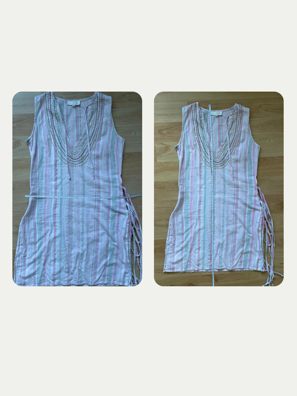 Zeste De Mode Striped Dress