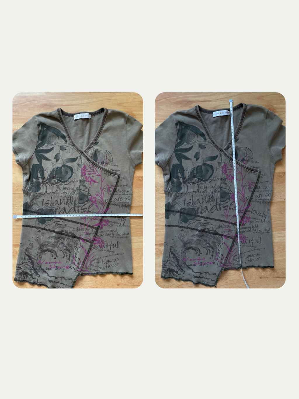 Cache Cache Patterned T Shirt