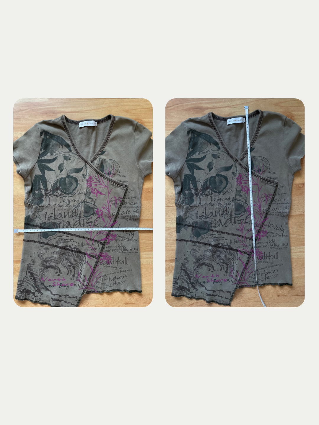 Cache Cache Patterned T Shirt