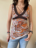 Camaieu Patterned Tank Top